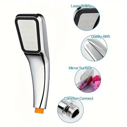 3Pcs Bathroom Shower Head Water Saving Rainfall