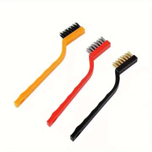 3pcs Wire Brush Kitchen Cleaning Scrub Brush Gas Stove Cleaning Brush Oil Cleaning Brush Rust Removal Brush Power Brush Cleaning Supplies Cleaning Tool