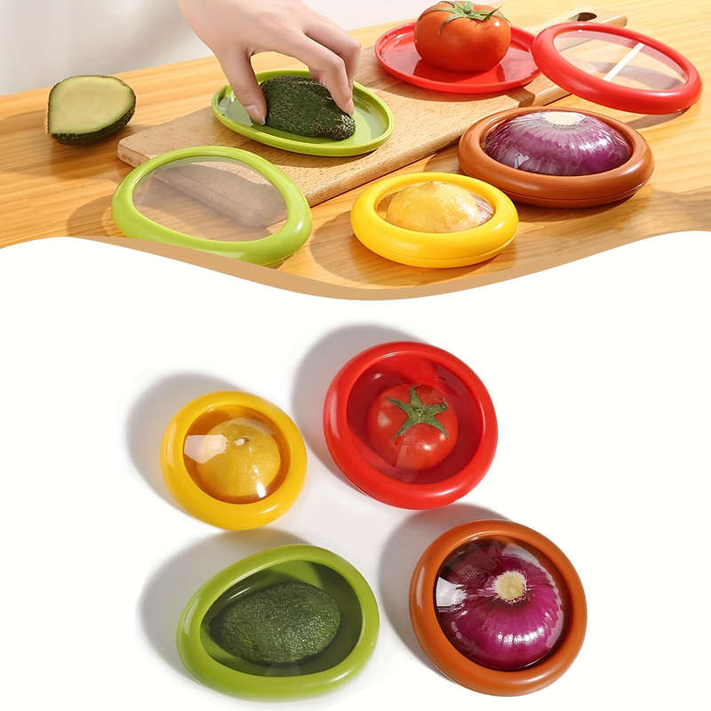 4-Pack Silicone Food Storage Containers