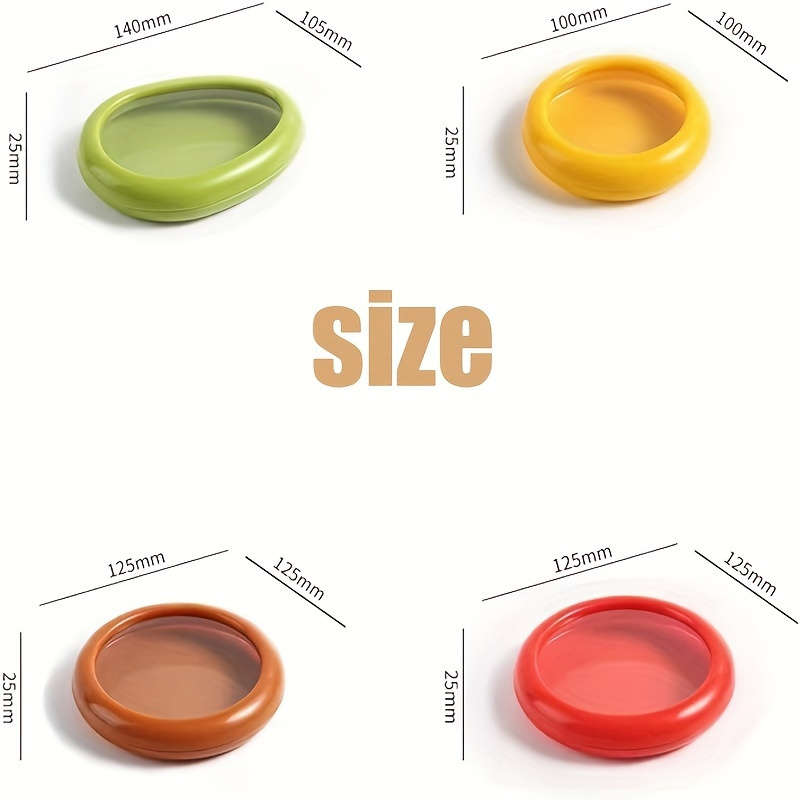 4-Pack Silicone Food Storage Containers