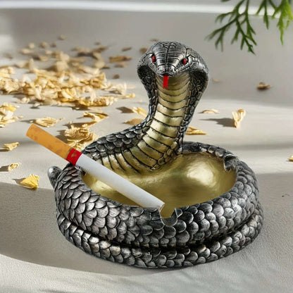 1pc Classic Resin Cobra Ashtray