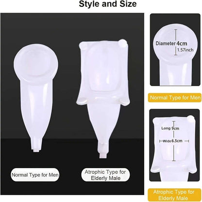 1pc Urine Collection Bags Including One Pair Of Unisex Wearable Adult Briefs