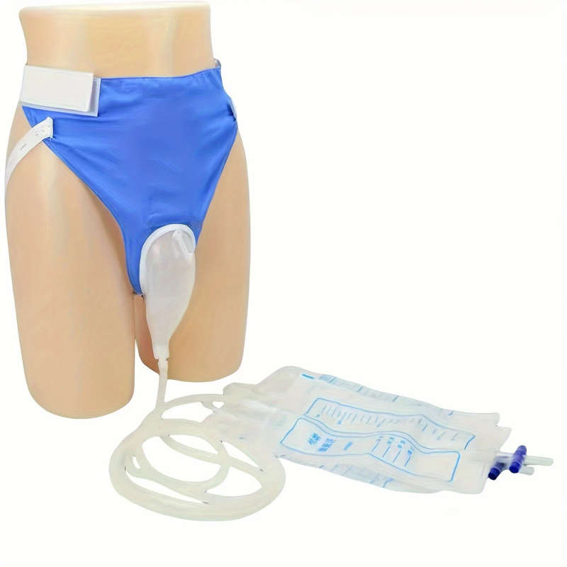 1pc Urine Collection Bags Including One Pair Of Unisex Wearable Adult Briefs