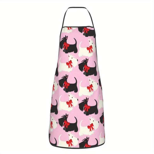 1pc Funny Cute Scotties Dog Bib Apron