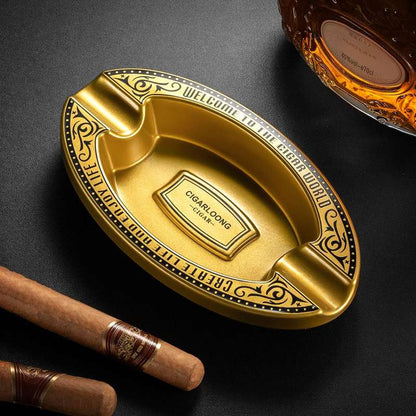1pc Elegant Cigar Ashtrays with Intricate Designs
