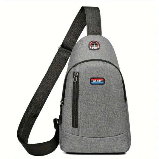 1pc Sports Chest Bag Waist Bag Casual Nylon Canvas