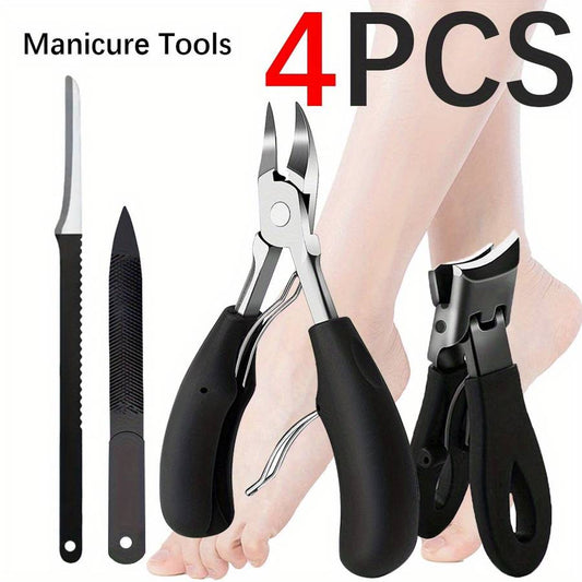 4 Piece Heavy Duty Nail Clipper Set