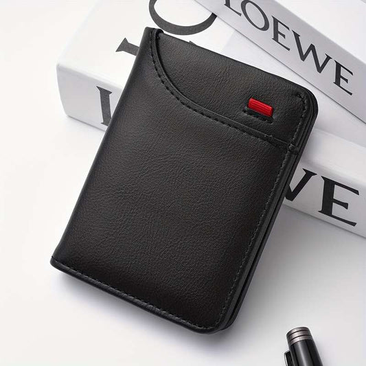1pc DEABOLAR Slim Retro WalletLightweight Credit Card Holder with Multiple Compartments ID Driver
