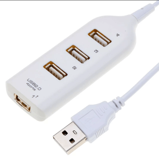 USB 4 Port Multi Hub Expansion Panel Adapter
