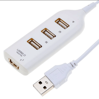 USB 4 Port Multi Hub Expansion Panel Adapter