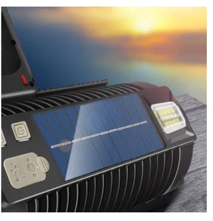 FA-5170 Solar Powered Searchlight With Mosquito Electric Shock Killer