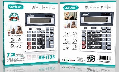 Aerbes AB-J138 12 Digit Calculator