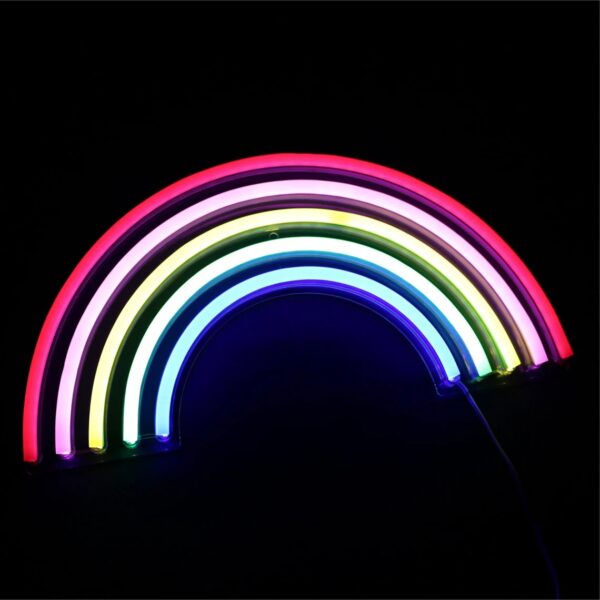 C-12 Rainbow Neon 15″ Wall Mount Display Sign