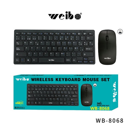 WB-8068 Weibo Wireless Keyboard and Mouse