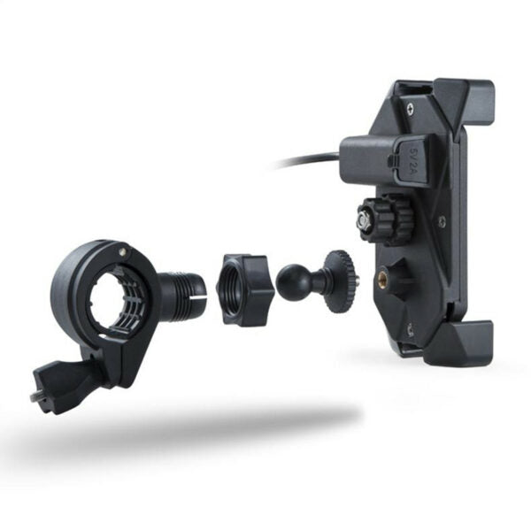 924 Bicycle Mobile Phone Holder With USB Charging Port