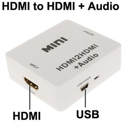 Mini HDMI to HDMI + Audio Decoder