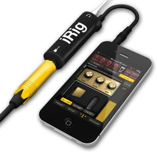 SE-L97 Irig Guitar Interface Amplitube Connector To Your Phone