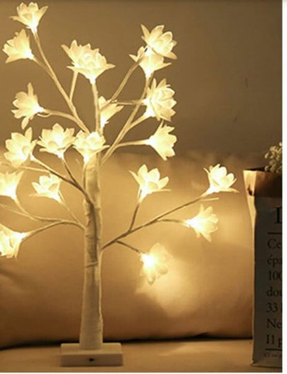 SE-100 D-8 60cm Wired Decorative Tree Table Lamp