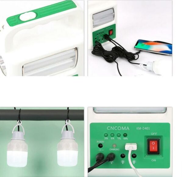FA-YCH-8808 Rechargeable Solar Powered LED Light And Bulb