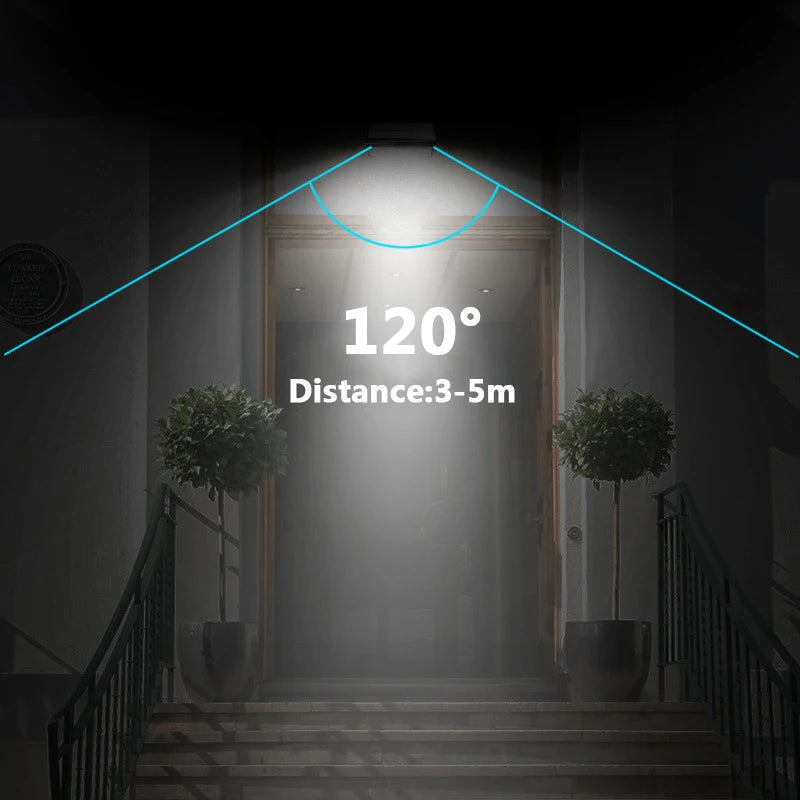 LED Solar Foldable Wall Light Outdoor Solar Powered Sunlight Waterproof PIR Motion Sensor Street Light For Garden Decoration