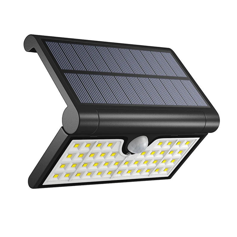 LED Solar Foldable Wall Light Outdoor Solar Powered Sunlight Waterproof PIR Motion Sensor Street Light For Garden Decoration