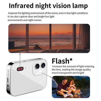 Super Electronics D6 Triple Lens Touch Screen Digital Camera 64mp 3.0 LED Screen