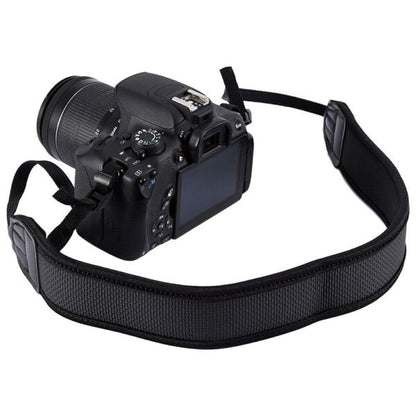 Universal Black Neoprene Neck Shoulder Camera Belt