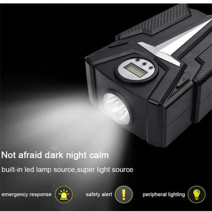 JG1399-1 12V Portable Car Air Pump Compressor For Motorcycles Bicycles And Car Accessories