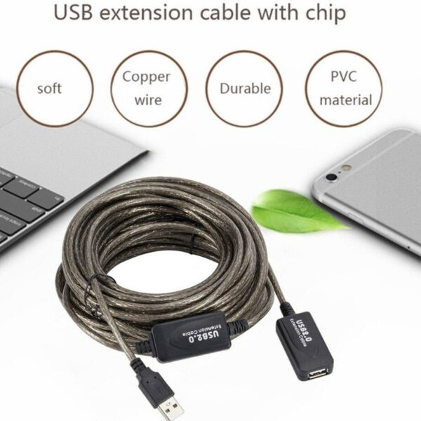 SE-L112 20M USB2.0 Male to Female Active Repeater Extension