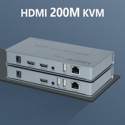 SE-L178 HDMI 200M USB HD KVM IP Extender For USB Keyboard Mouse Laptop PC To Monitor