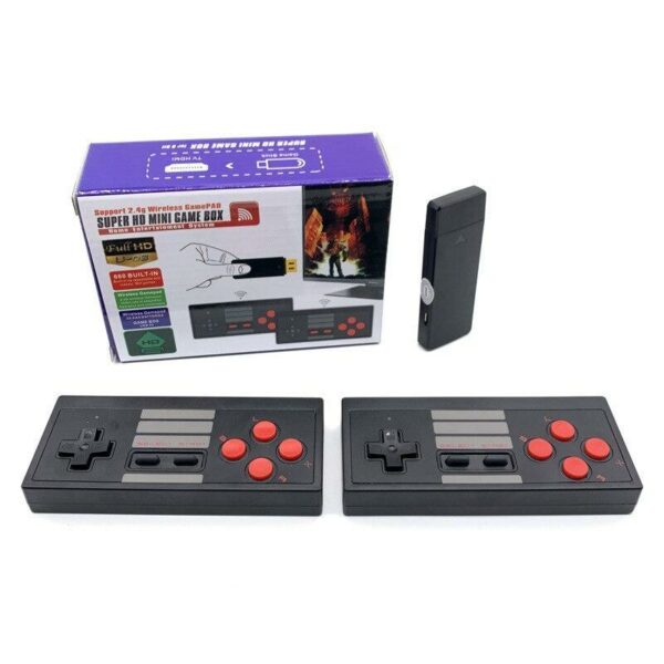 2.4G Wireless Video Game Console Dual Player Controller Built In 660