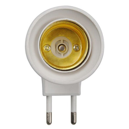 Type E-27 EU plug adapter with power on-off control switch