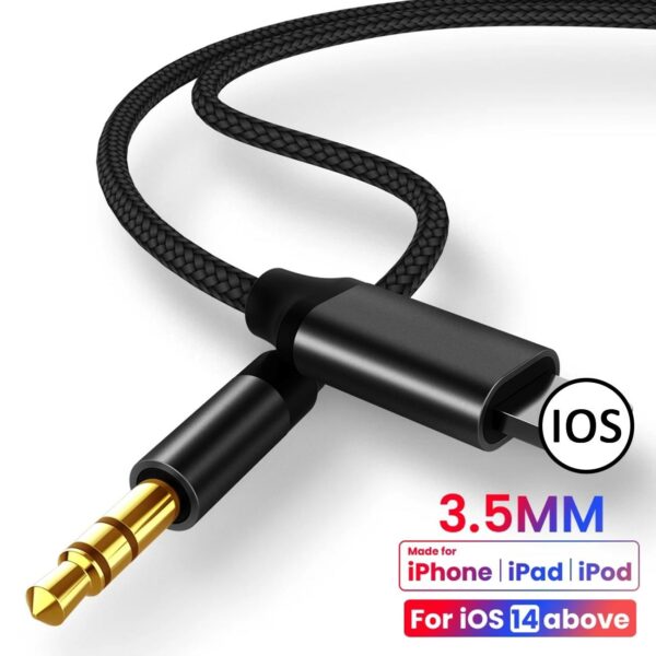 Aerbes AB-S671-i IOS to 3.5 Aux Audio Cable