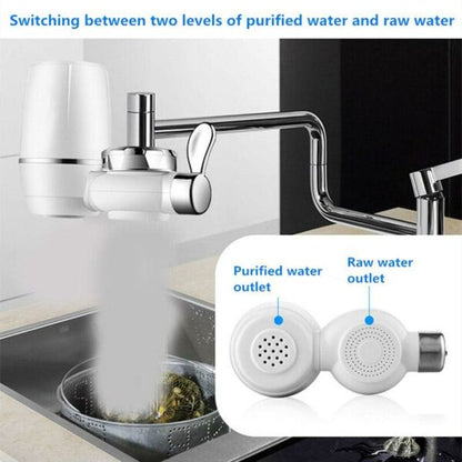 Water Faucet Filtration System , Reduces Chlorine & Bad Taste
