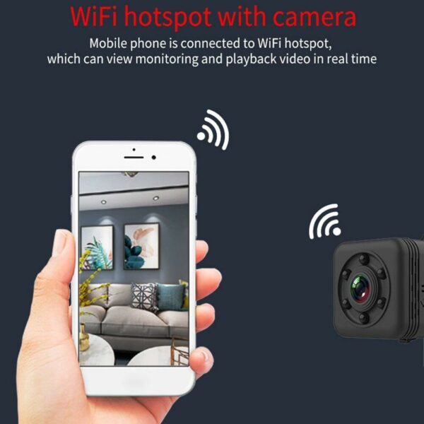 SQ29 WiFi Infrared HD Night Vision 360 Degree Rotatable Security Surveillance Camera