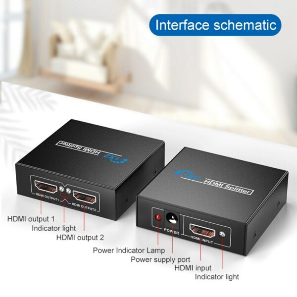 SE-L78 1080P HD Multimedia Interface Splitter 1 x 2 Splitter