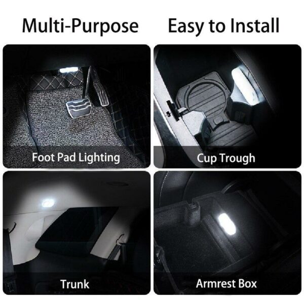 Mini Car Interior LED Stick-On Light