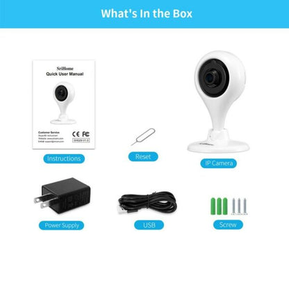 V380 Mini 1080P Home Security Camera With Baby Monitor Two-Way Audio