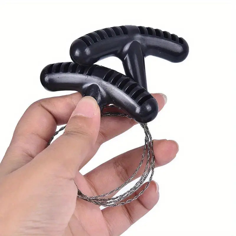 Manual Hand Steel Travel Tools, Outdoor Camping Hiking Rope Chain Saw, Practical Portable Emergency Survival Gear Steel Wire Kits