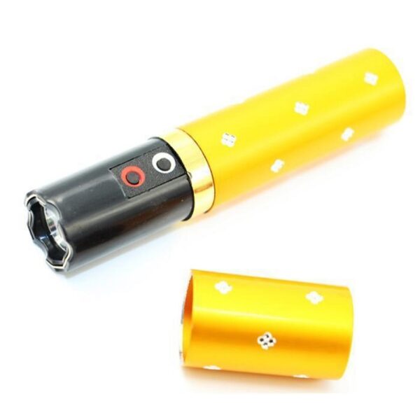 FA-1202 Mini Lipstick Self-Defensive Flashlight With Tazer