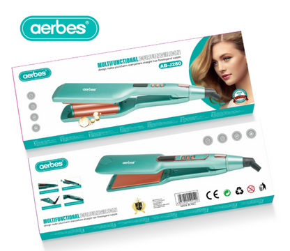 Aerbes AB-J280 Multi-functional Large Plate Hair Curler Iron