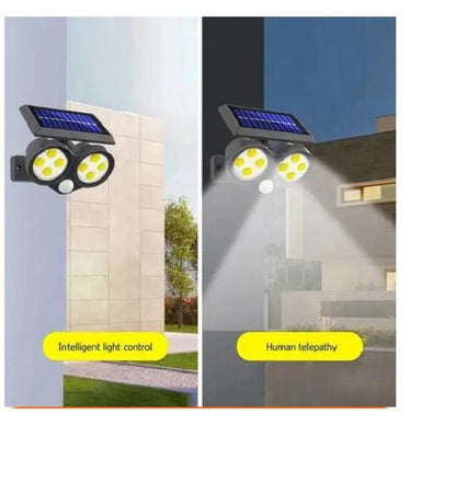 FA-1906B Solar Powered Cob Light Wall And Garden Lamp 200lm