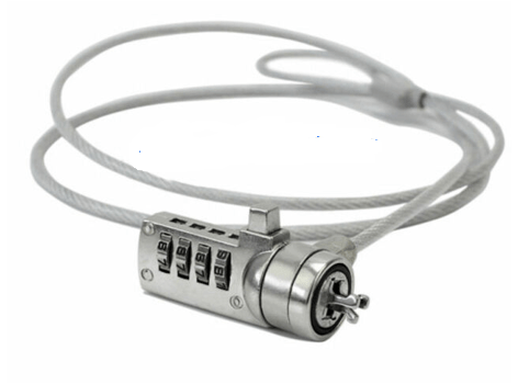 Technology Laptop Notebook 4 Digit Computer Lock Anti-theft Chain Security Password For PC