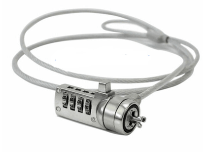 Technology Laptop Notebook 4 Digit Computer Lock Anti-theft Chain Security Password For PC