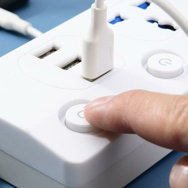 Treqa PL-507 Power Socket 3000W with 2m Cable