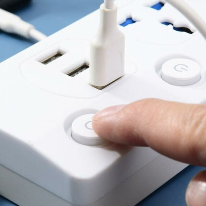 Treqa PL-507 Power Socket 3000W with 2m Cable