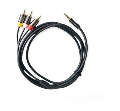 Aerbes AB-S055 3.5MM To 3 RCA Male Plug To RCA Stereo Audio Video Cable – 3M