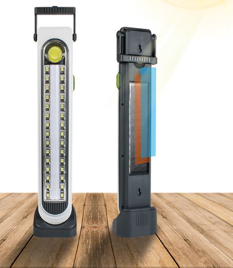 Aerbes AB-TA233 Solar Powered Portable Five Modes Emergency Light With Base