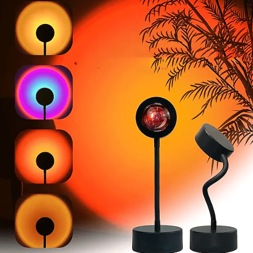 USB LED Projector Atmosphere RGB Lamp With Filters