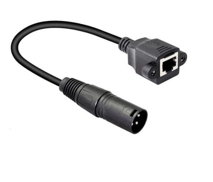 SE-L18 XLR 3 Pin Male to RJ45 Cable Adapter 0.3M
